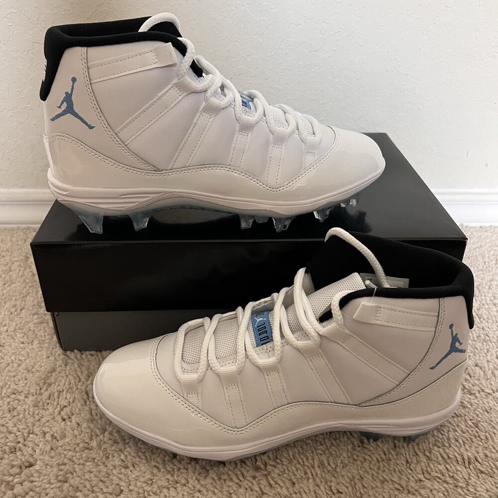 Nike Air Jordan 11 Retro TD Legend Blue White HM7324-104 Size 10.5 Football New